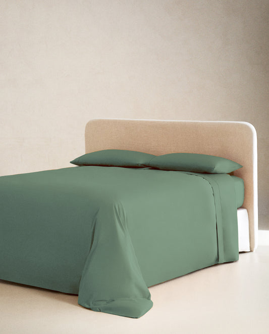 AQUA GREEN | SOLID FLAT SHEET | 300TC